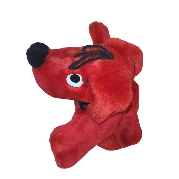 Vintage Scholastic Clifford Plush Hand Puppet Red Dog Merry Makers 1995 9" - Picture 6 of 10
